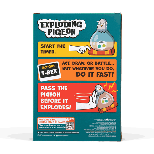 Exploding Pigeon Exploding Kittens - ảnh 2 - Board games