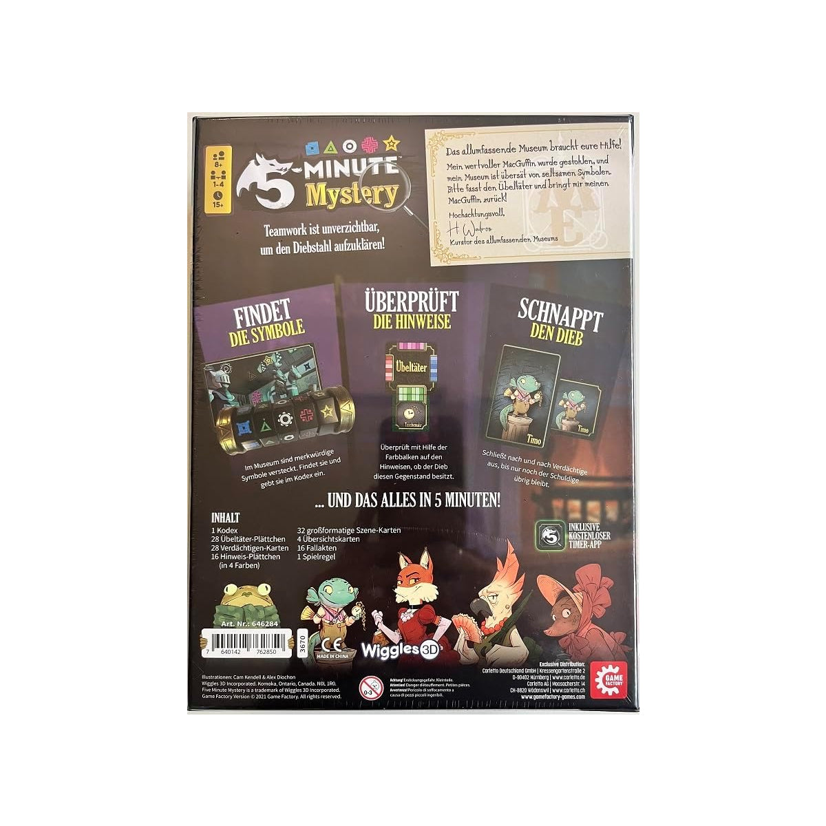5 Minute Mystery Wiggles 3D - ảnh 3 - Board games