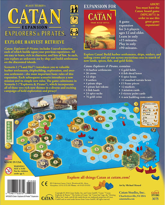 CATAN: Explorers & Pirates Expansion