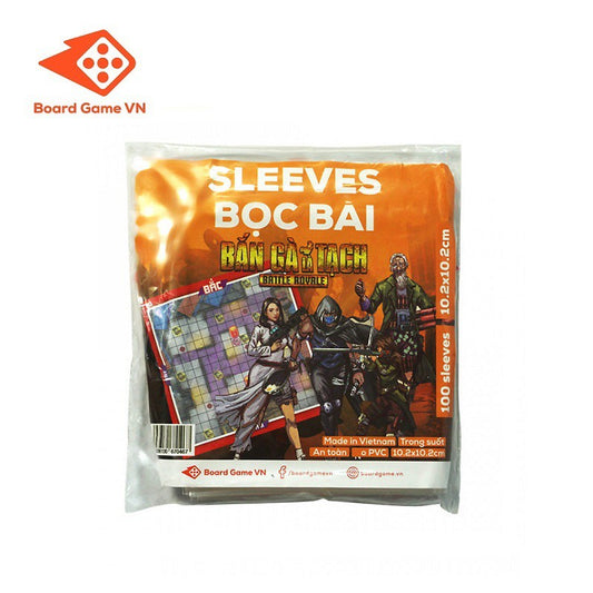 100 cái Bọc bài 8.2 x 8.2 cm giúp bảo vệ thẻ bài Bom Lắc, Ma Sói, Oẳn Tù Tì, Bắn Gà Là Tạch - Board GameVN