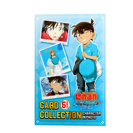 Card Collection Thám Tử Lừng Danh Conan 29: Thiên Thần Sa Ngã Trên Xa Lộ – Character in Photo & Ticket