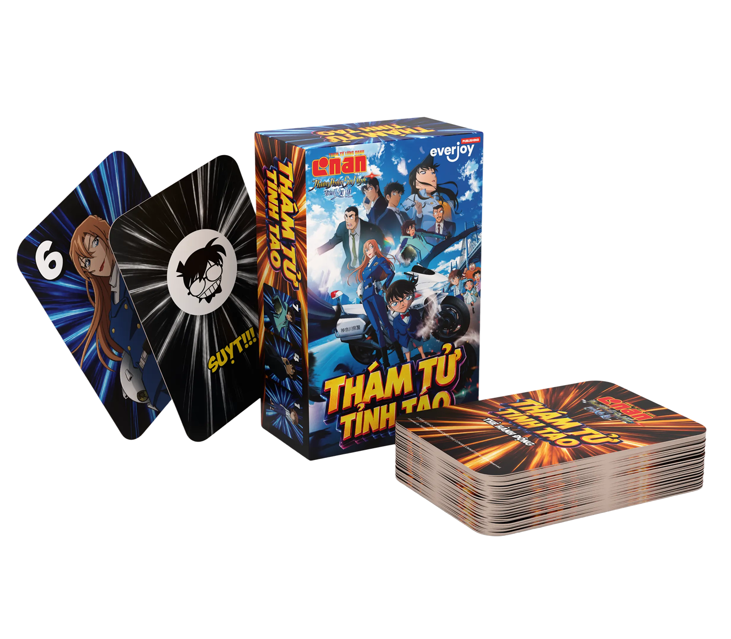 Bộ Card Game Thám Tử Lừng Danh Conan 29: Thiên Thần Sa Ngã Trên Xa Lộ – 4 Trò Chơi & Combo