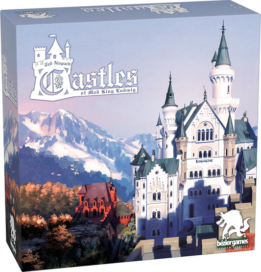 Castles of Mad King Ludwig 2nd Edition - Beautiful Award-Winning Family Strategy Board Game for Families, Adults, Kids - from