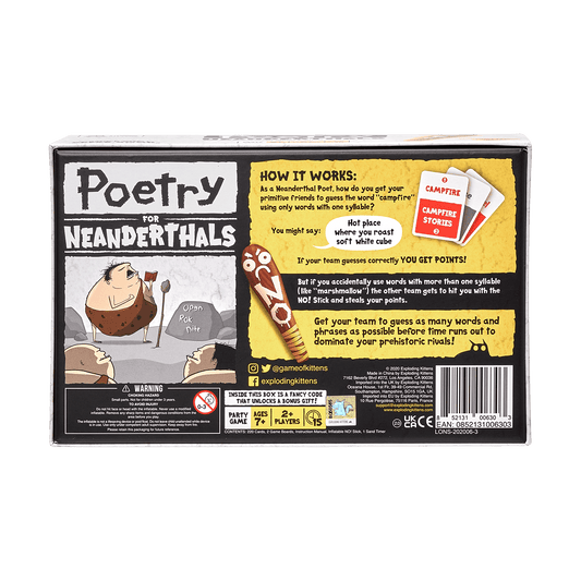 Poetry for Neanderthals