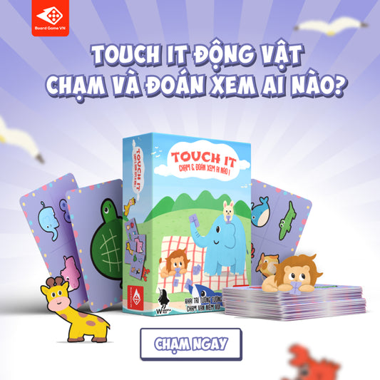 Touch it | Board game, trò chơi giáo dục rèn luyện cảm giác, trí tưởng tượng dành cho trẻ em