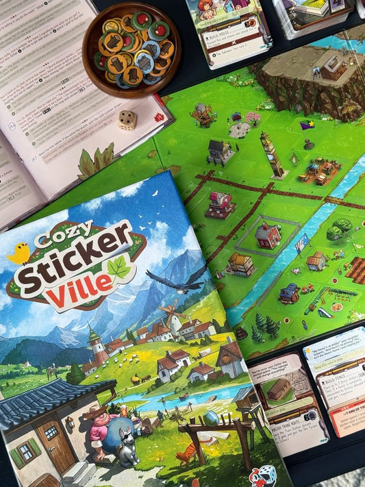 Review Cozy Stickerville Trò chơi xây dựng thị trấn chữa lành