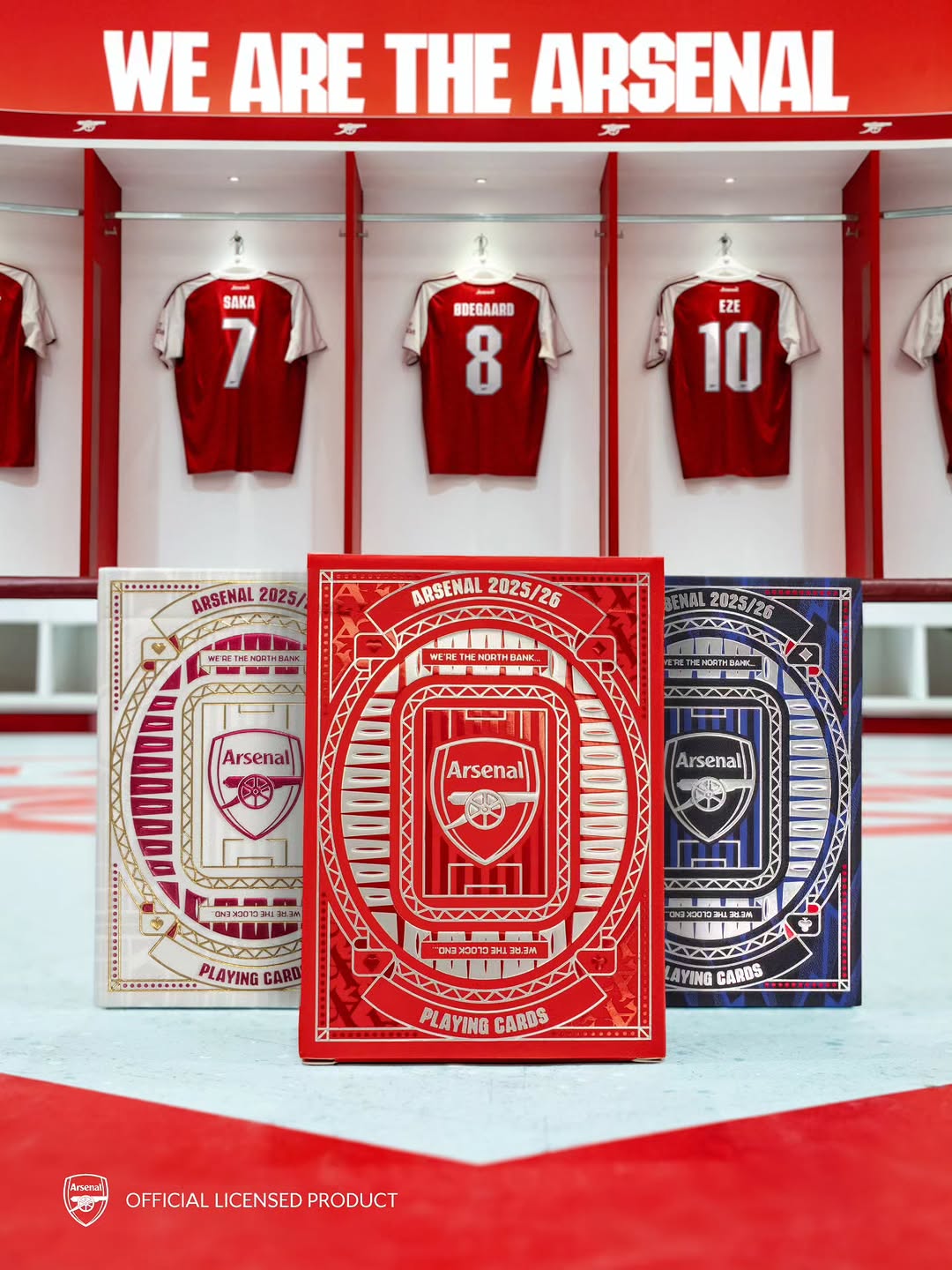 Đánh giá bộ bài tây Arsenal FC của Dyenamik cho fan Pháo thủ
