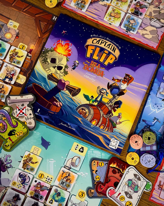 Review bản mở rộng Isla Bomba cho board game Captain Flip