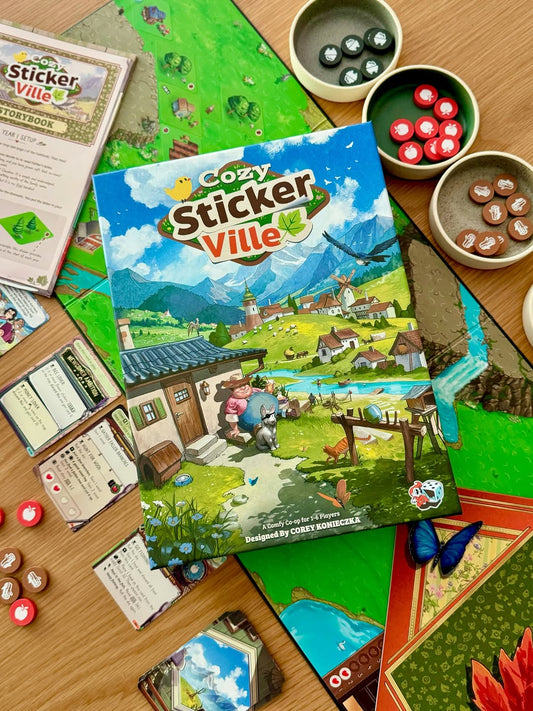 Review Cozy Stickerville Trải nghiệm xây dựng ngôi làng chữa lành