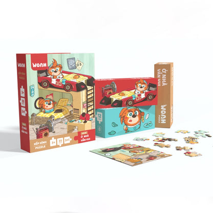 Xếp Hình/Puzzle Mato "Ở nhà vẫn vui" - Board Game VN