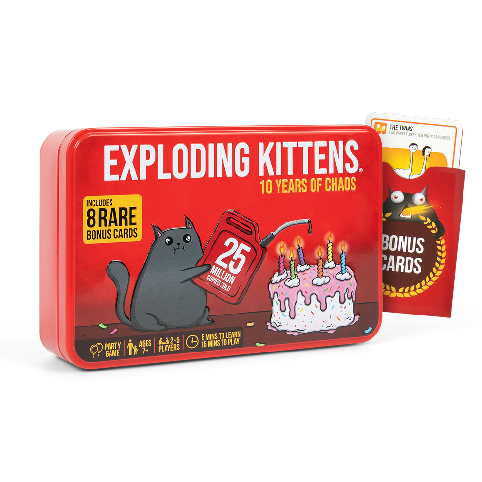 Exploding kittens 10-year anniversary edition | BGVN – Board Game VN Store