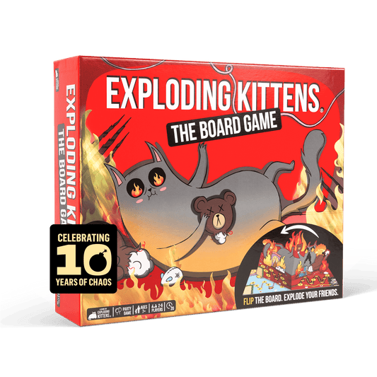 Exploding Kittens: The Board Game - Flip the board. Explode your friends.