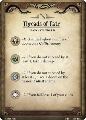 Arkham Horror: The Card Game - Threads of Fate