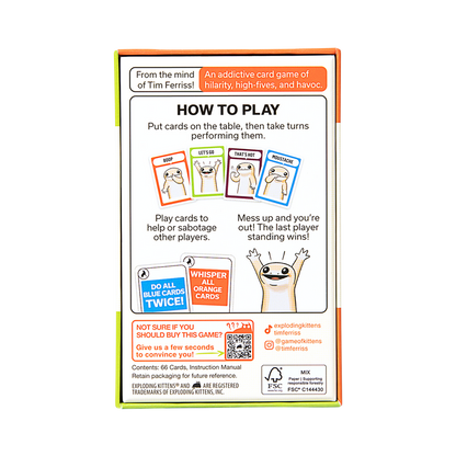 Coyote Large Edition Exploding Kittens - ảnh 7 - Board games