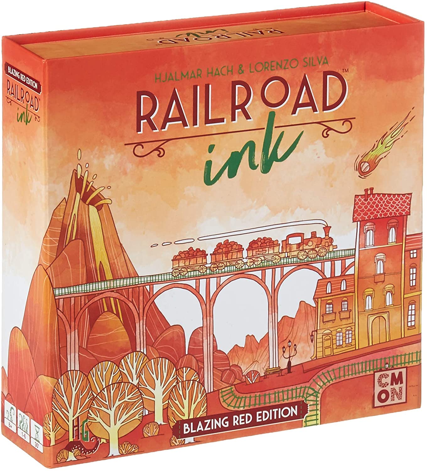 Railroad Ink: Blazing Red Edition Board Game VN - ảnh 1 - Board Game