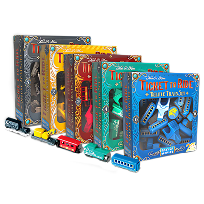 TICKET TO RIDE 20TH ANNIVERSARY DELUXE TRAIN SET DISPLAY Asmodee - ảnh 1 - Board Game