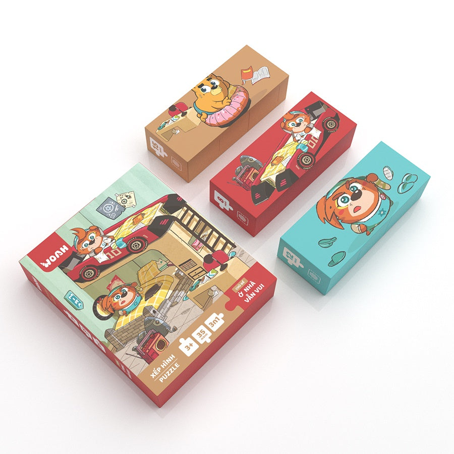 Xếp Hình/Puzzle Mato "Ở nhà vẫn vui" - Board Game VN