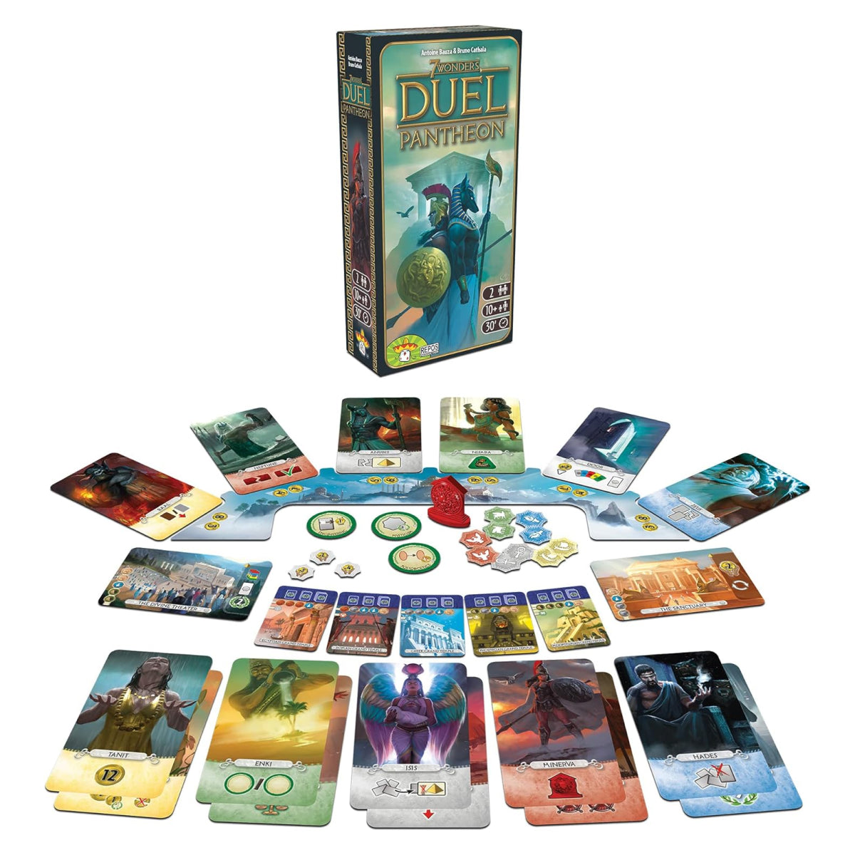 7 Wonders Duel Pantheon Repos Production - ảnh 5 - Board games