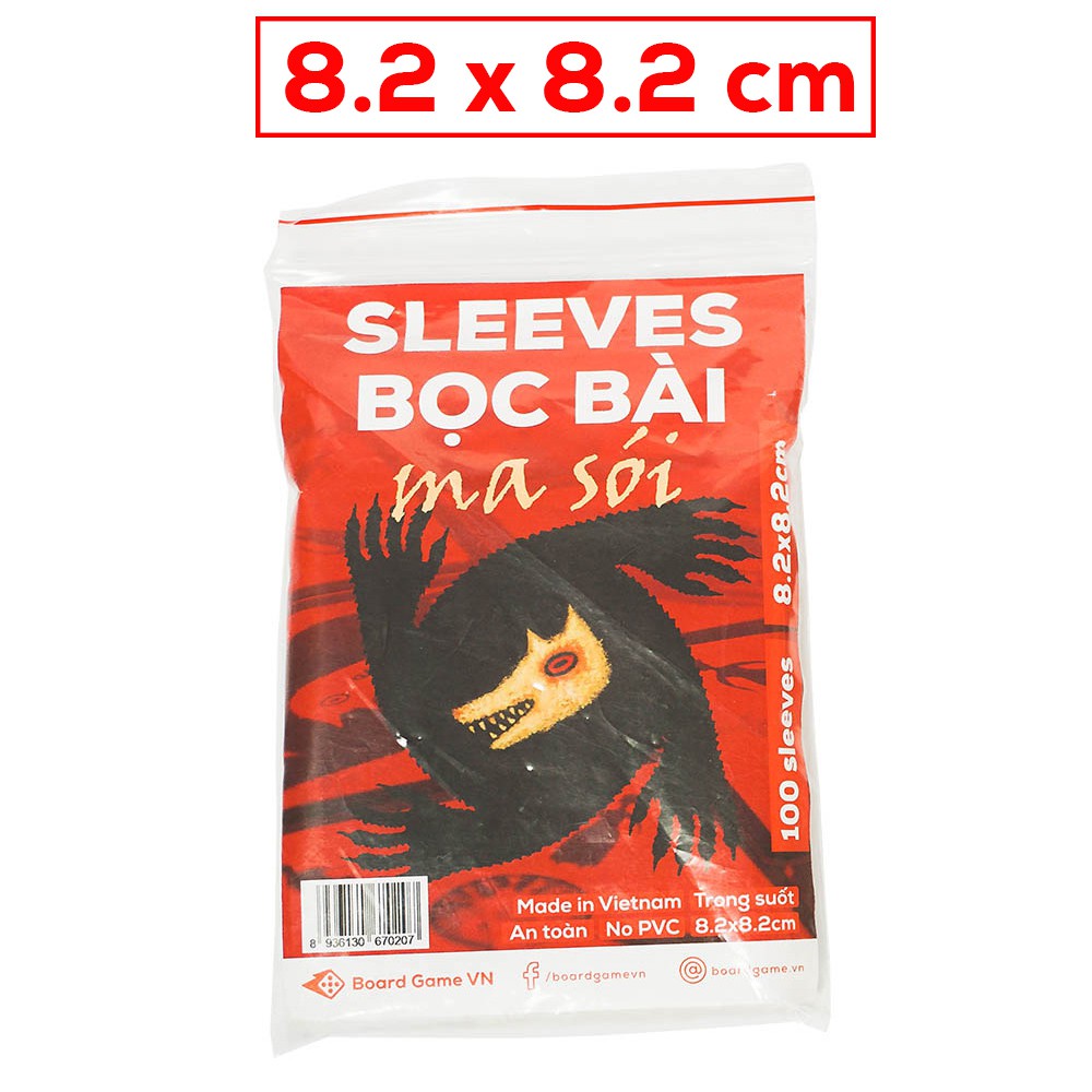 Sleeves bọc bảo vệ bài Cuộc Đua Sao Chổi - Size 6.5 x 9 cm (100 cái)- Board Game VN