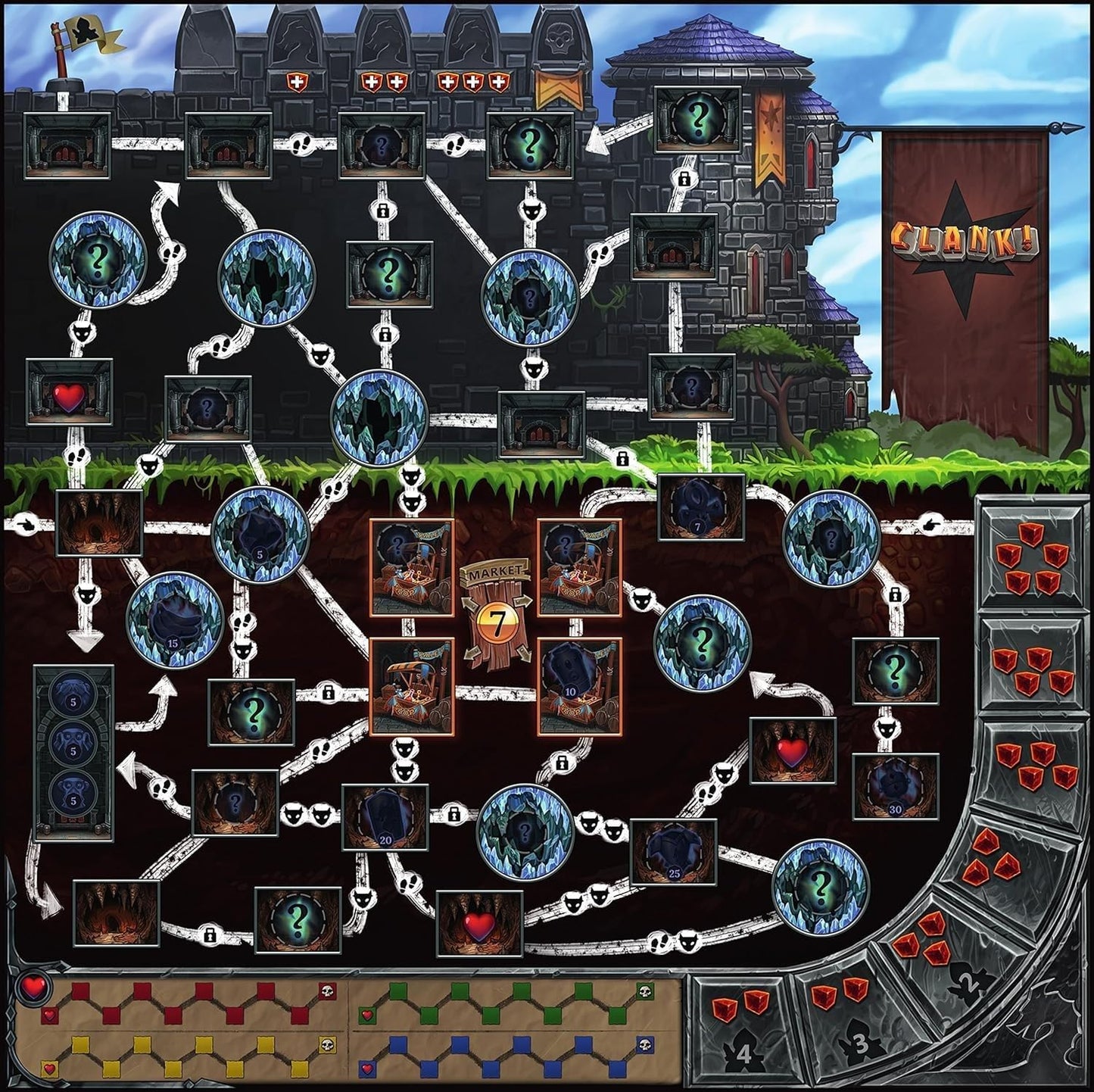 Clank! A Deck Building Adventure!