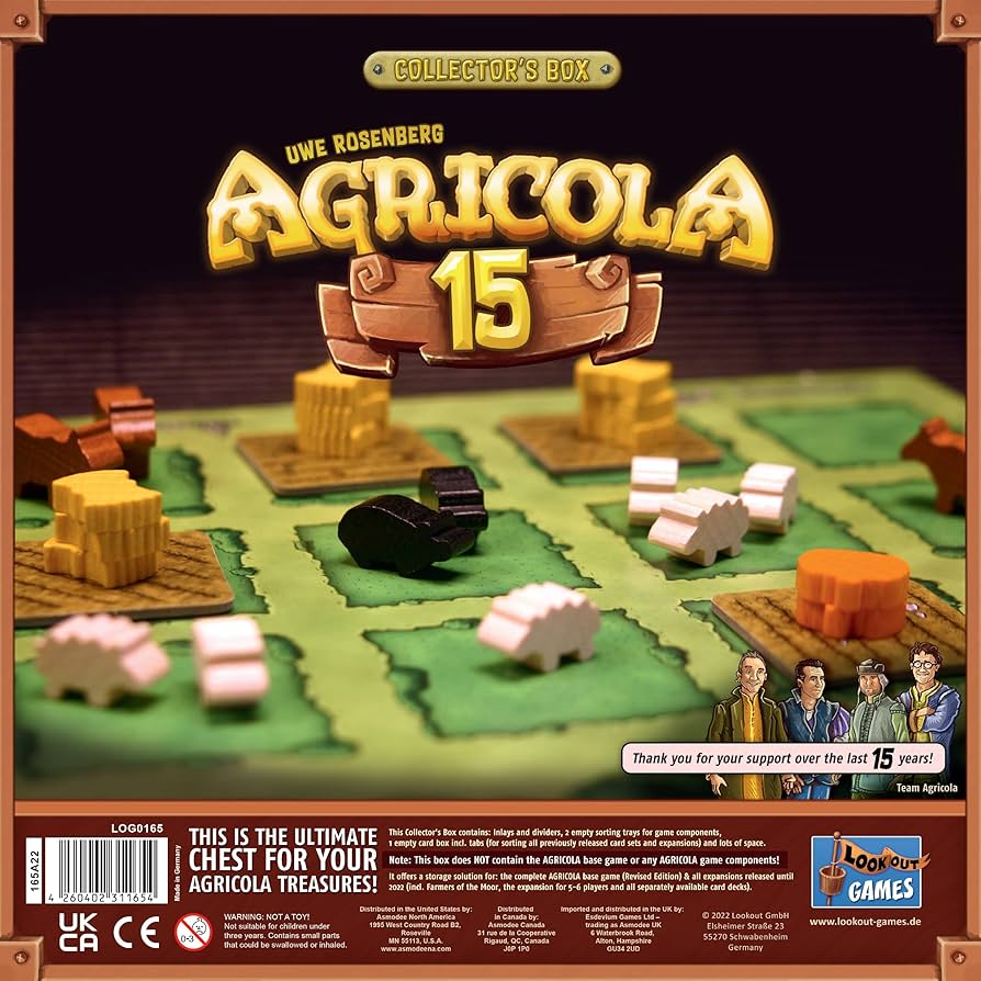 Agricola: The 15Th Anniversary Collector'S Box Lookout / Mayfair Games - ảnh 3 - Board games