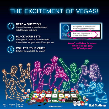 Wits And Wagers Board Game: It’s Vegas, Baby