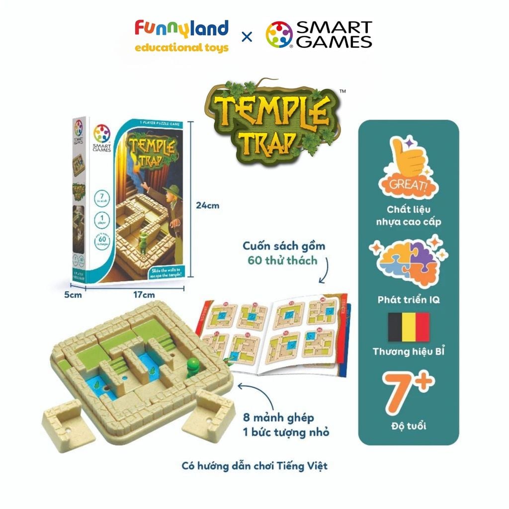 SmartGames - Thử thách Temple Trap SG 437