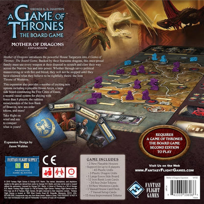 A Game Of Thrones Board Game: 2Nd Edition: Mother Of Dragons Expansion Fantasy Flight Games - ảnh 3 - Board games