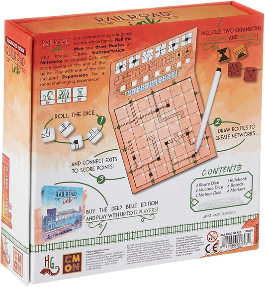 Railroad Ink: Blazing Red Edition Board Game VN - ảnh 2 - Board Game