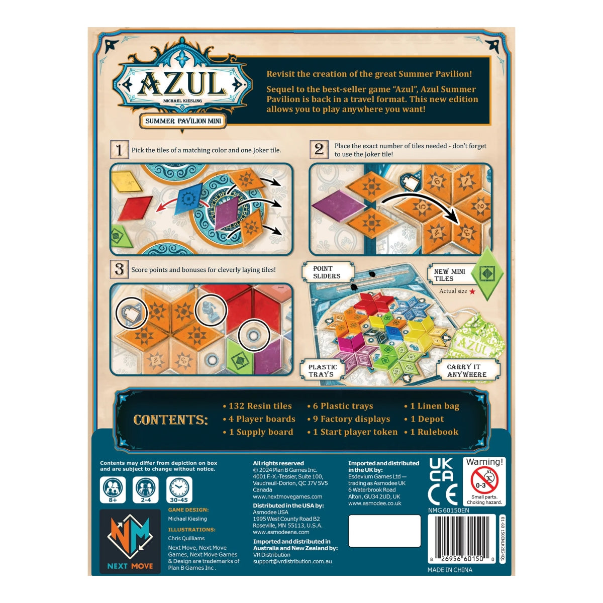 Azul Summer Pavilion Mini Next Move Games - ảnh 3 - Board games