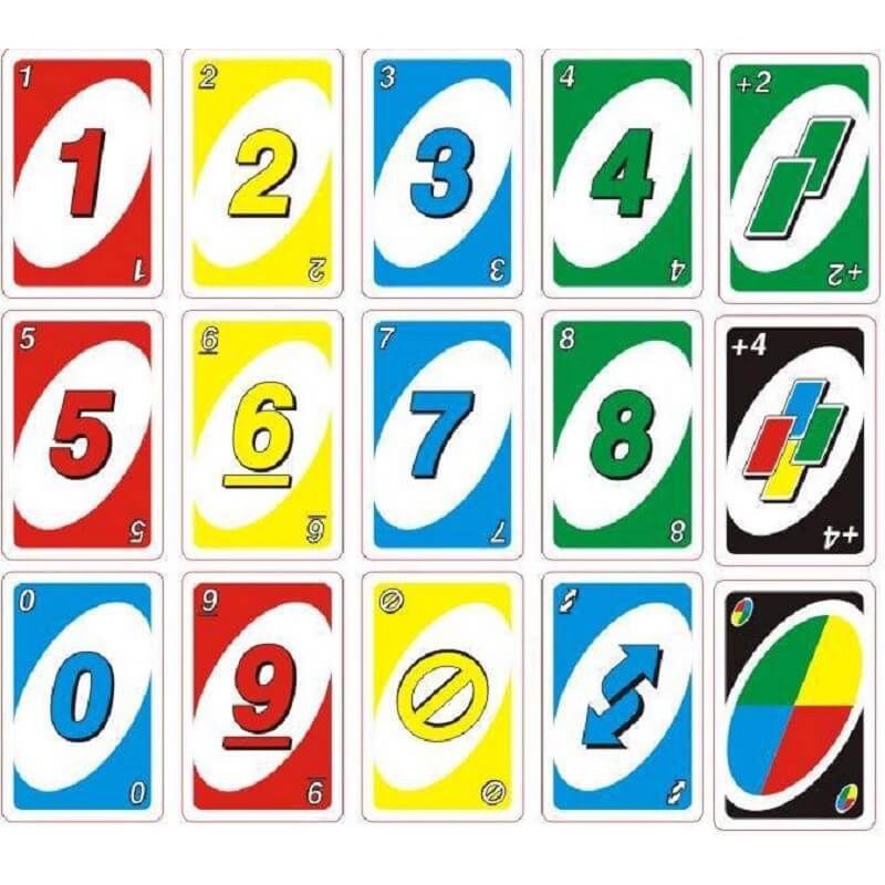 Bài Uno cơ bản 108 lá - Chính hãng Mattel