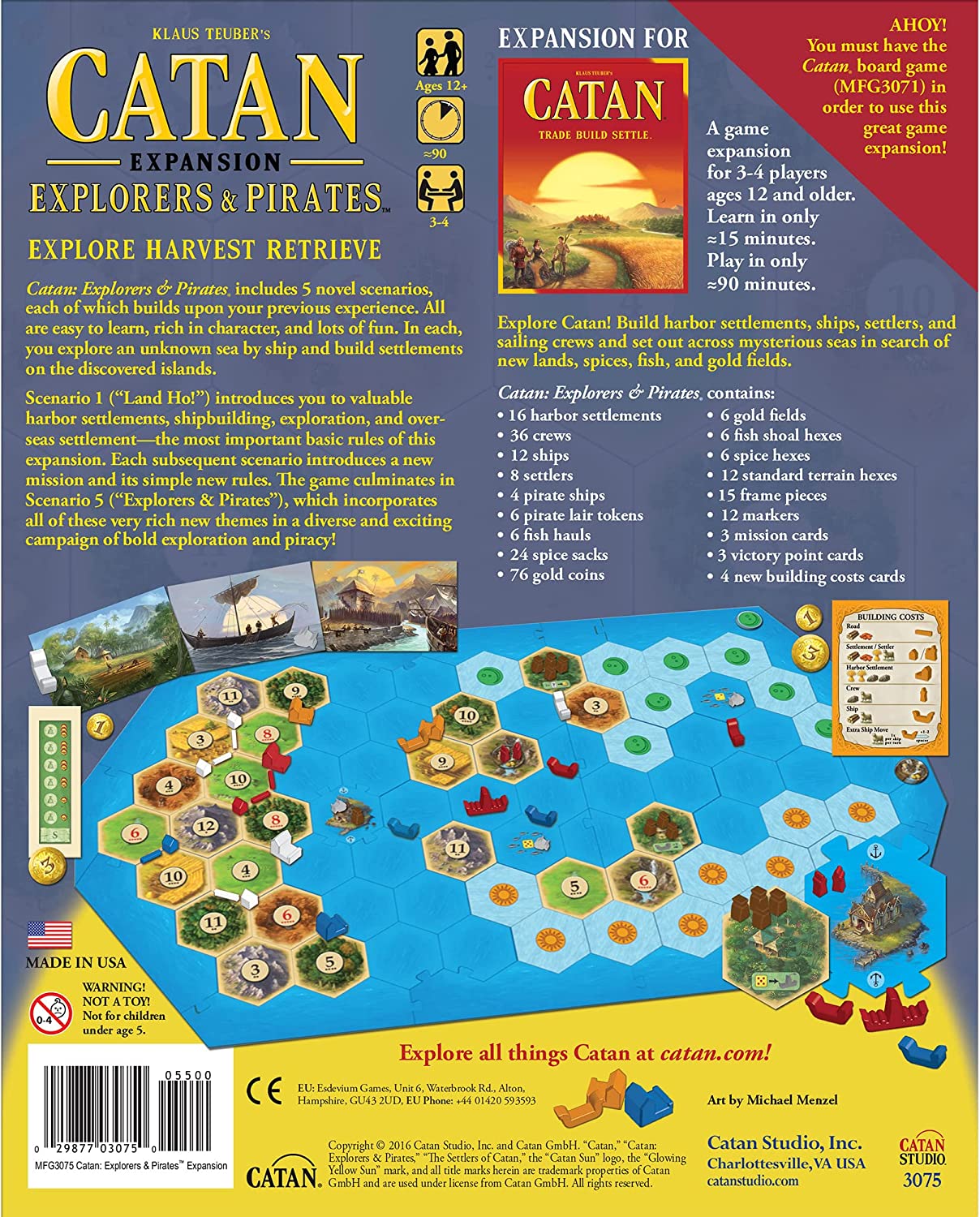 CATAN: Explorers & Pirates Expansion