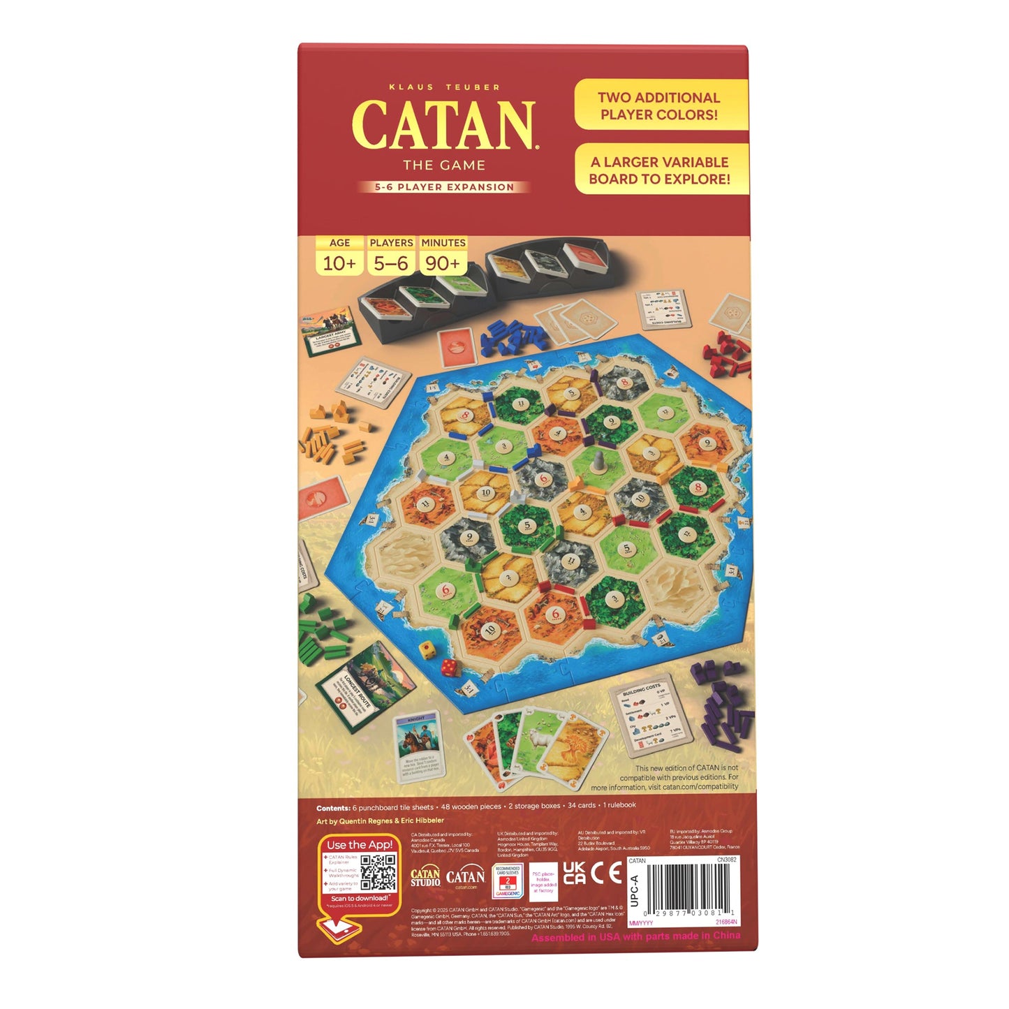 Catan 5-6 Player 6th Edition Catan Studio - ảnh 3 - Board games