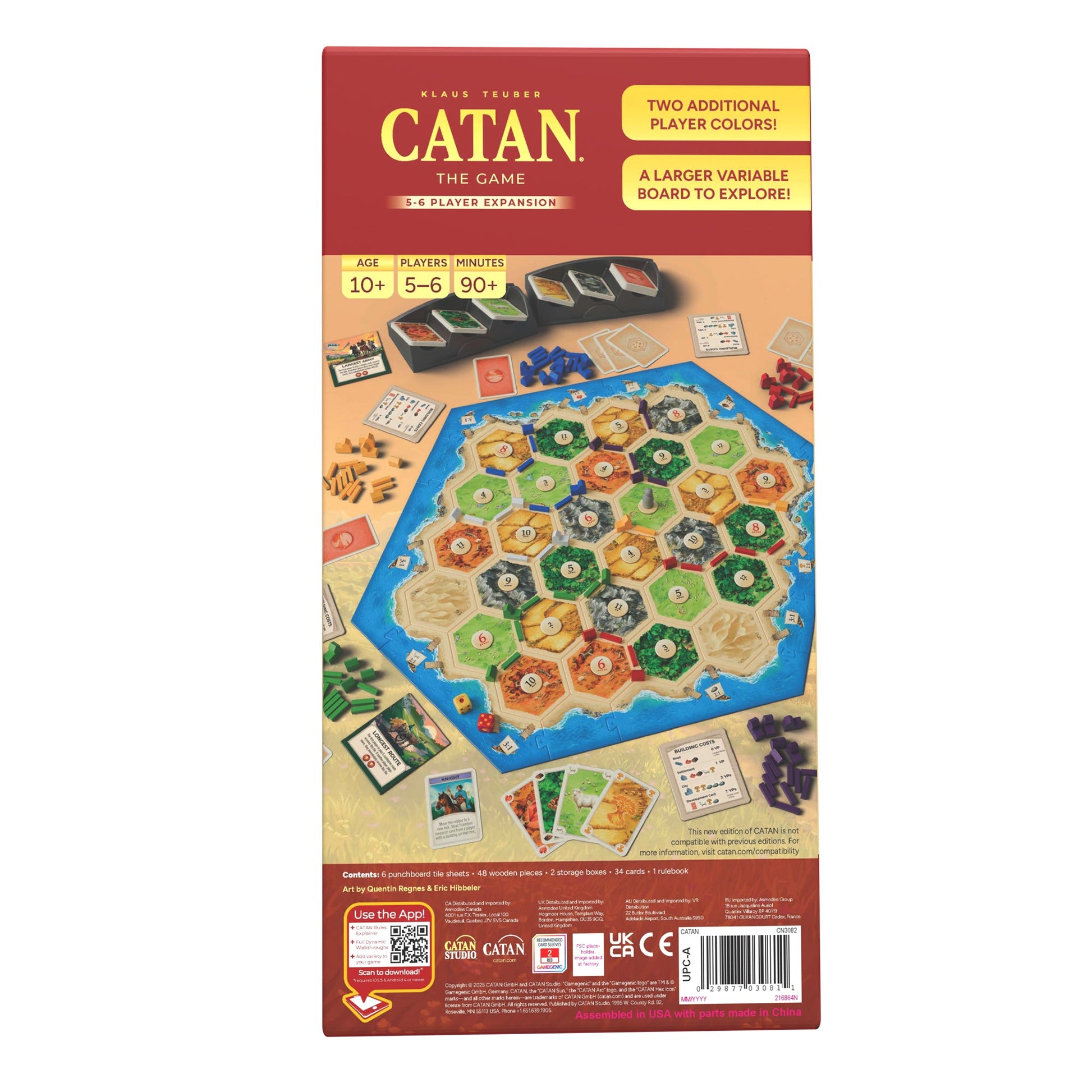 Catan 5-6 Player 6th Edition Catan Studio - ảnh 3 - Board games
