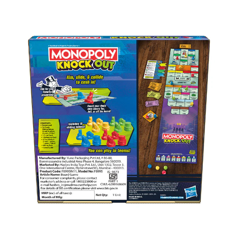 Bộ Đồ Chơi Cờ Tỷ Phú Knockout Monopoly