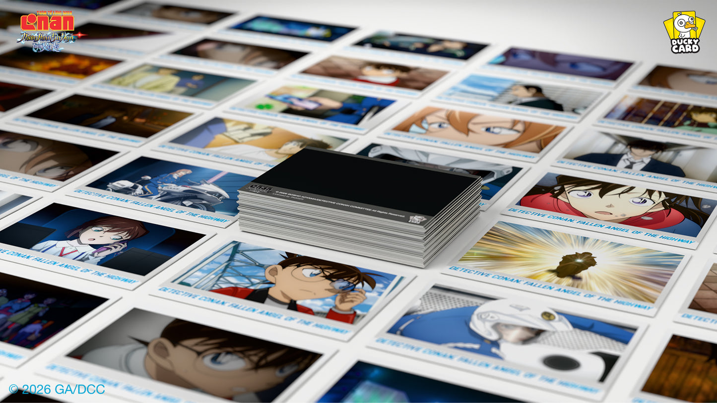 Card Collection Thám Tử Lừng Danh Conan 29: Thiên Thần Sa Ngã Trên Xa Lộ – Character in Photo & Ticket
