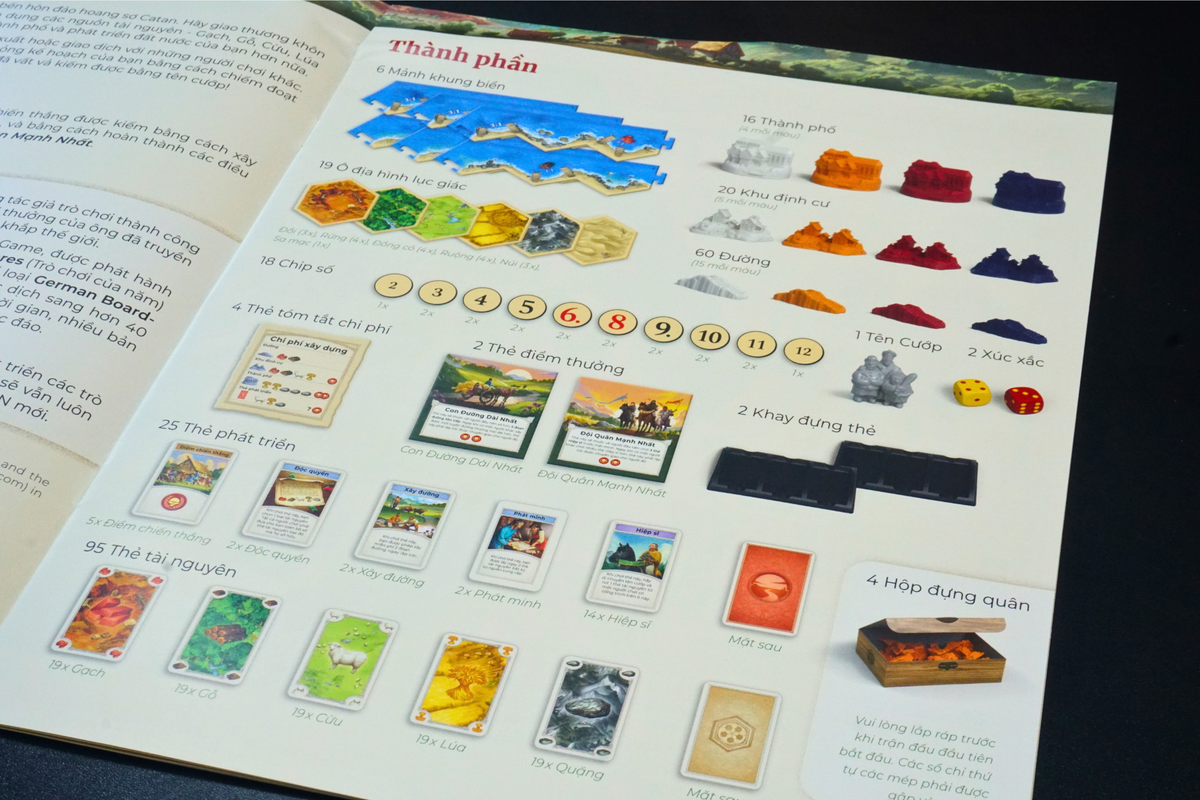 CATAN - BỘ CƠ BẢN PHIÊN BẢN TIẾNG VIỆT