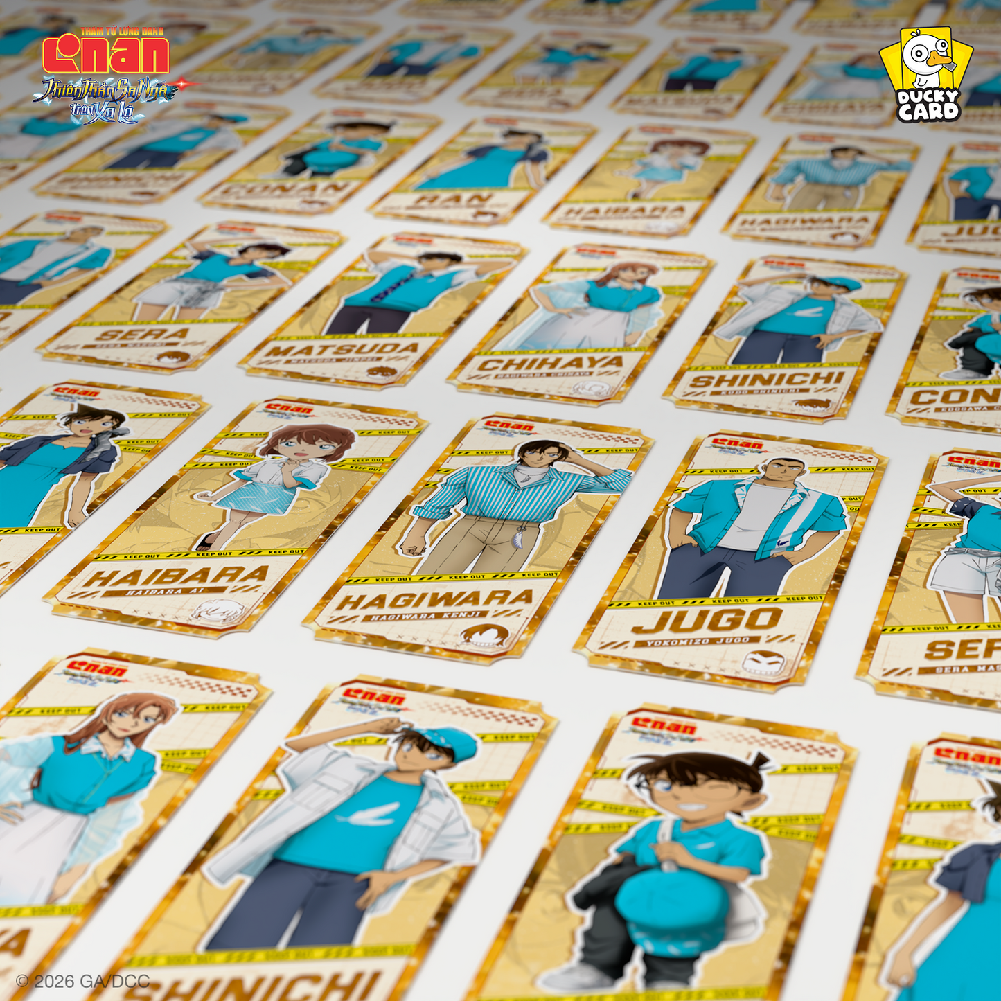 Card Collection Thám Tử Lừng Danh Conan 29: Thiên Thần Sa Ngã Trên Xa Lộ – Character in Photo & Ticket