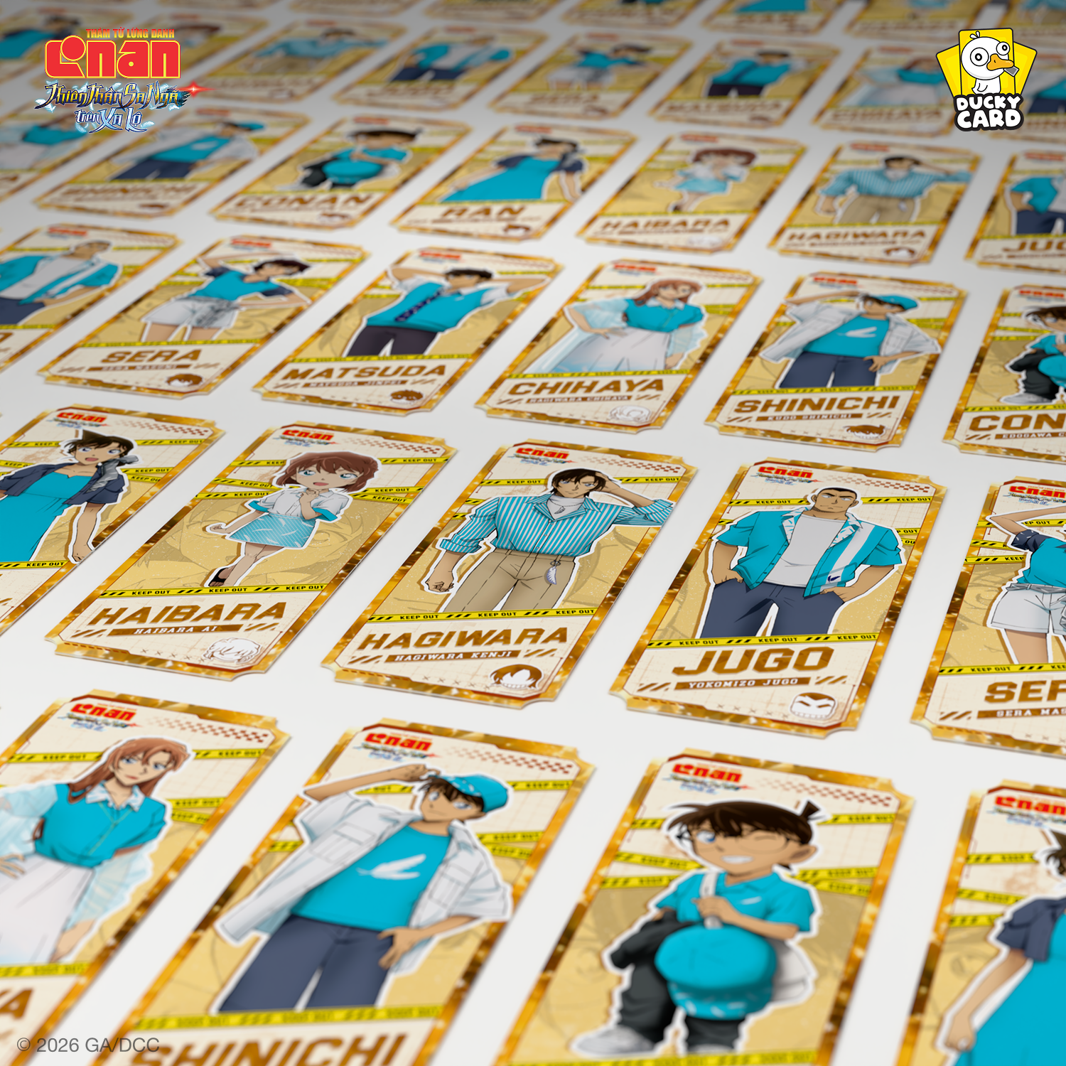 Card Collection Thám Tử Lừng Danh Conan 29: Thiên Thần Sa Ngã Trên Xa Lộ – Character in Photo & Ticket