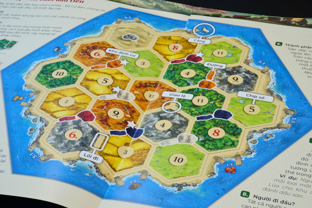 CATAN - BỘ CƠ BẢN PHIÊN BẢN TIẾNG VIỆT