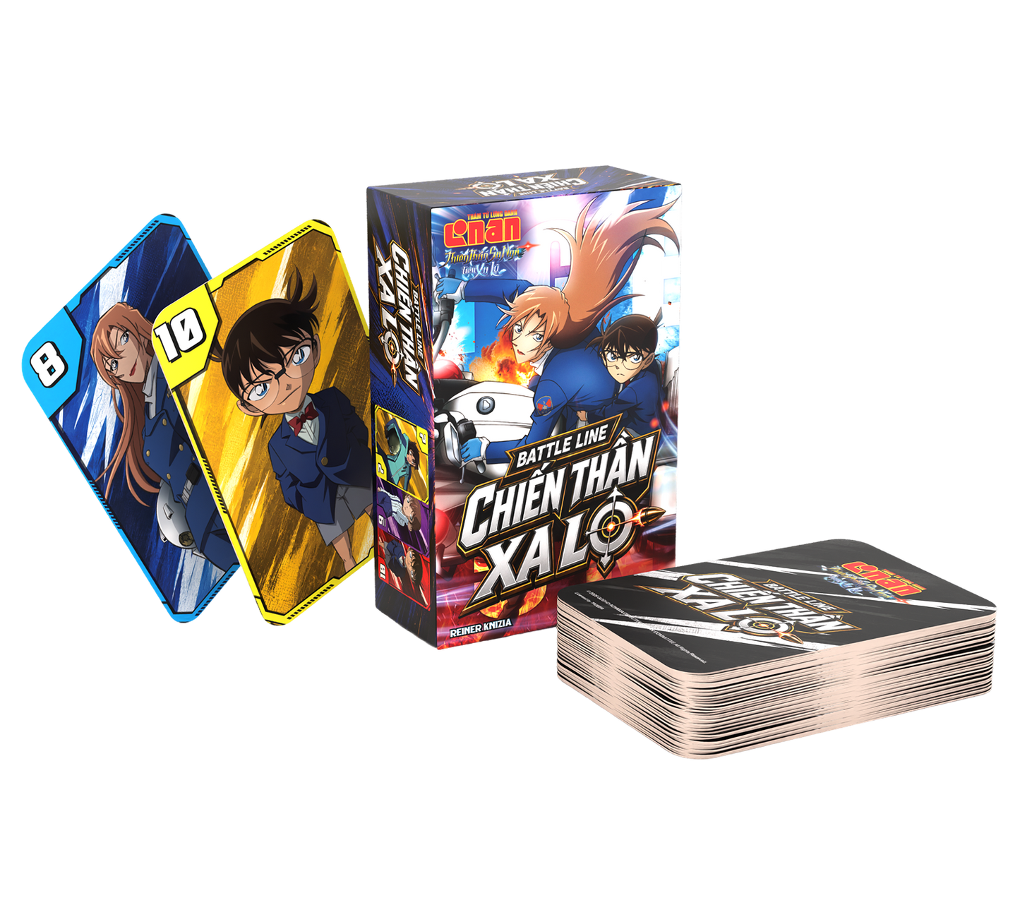 Bộ Card Game Thám Tử Lừng Danh Conan 29: Thiên Thần Sa Ngã Trên Xa Lộ – 4 Trò Chơi & Combo
