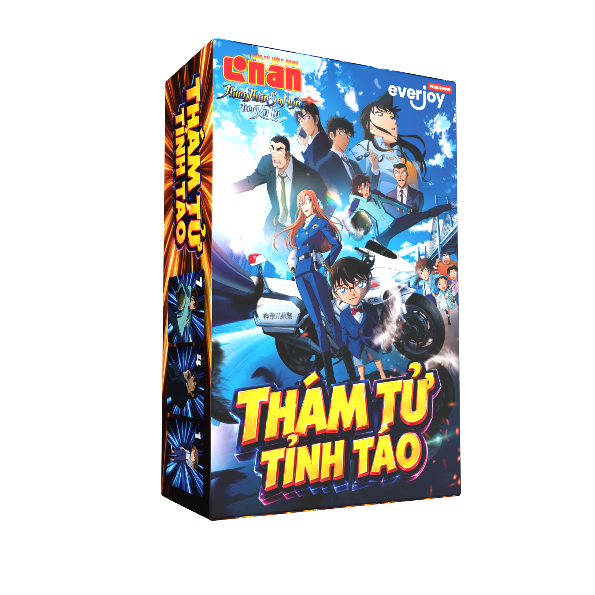 Bộ Card Game Thám Tử Lừng Danh Conan 29: Thiên Thần Sa Ngã Trên Xa Lộ – 4 Trò Chơi & Combo