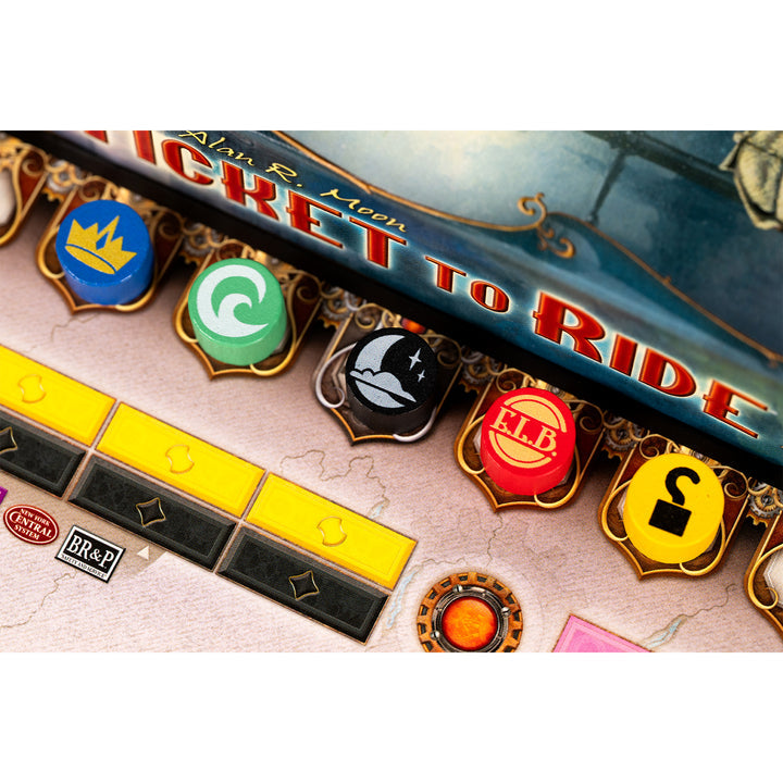 TICKET TO RIDE 20TH ANNIVERSARY DELUXE TRAIN SET DISPLAY Asmodee - ảnh 3 - Board Game