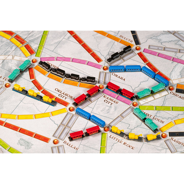 TICKET TO RIDE 20TH ANNIVERSARY DELUXE TRAIN SET DISPLAY