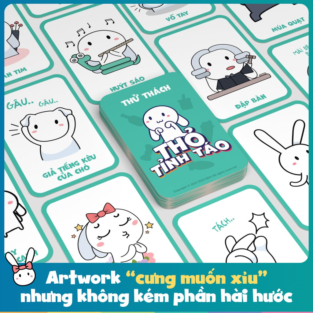 THỎ TỈNH TÁO - Party game mới toanh siêu vui nhộn