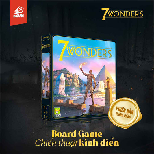 [Hàng mới về] 7 Wonders | Xây dựng văn minh cổ đại | Board game chiến thuật đỉnh cao
