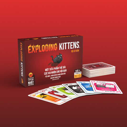 Exploding Kittens - Phiên bản Mèo nổ CHÍNH THỨC ĐỘC QUYỀN tại Việt Nam