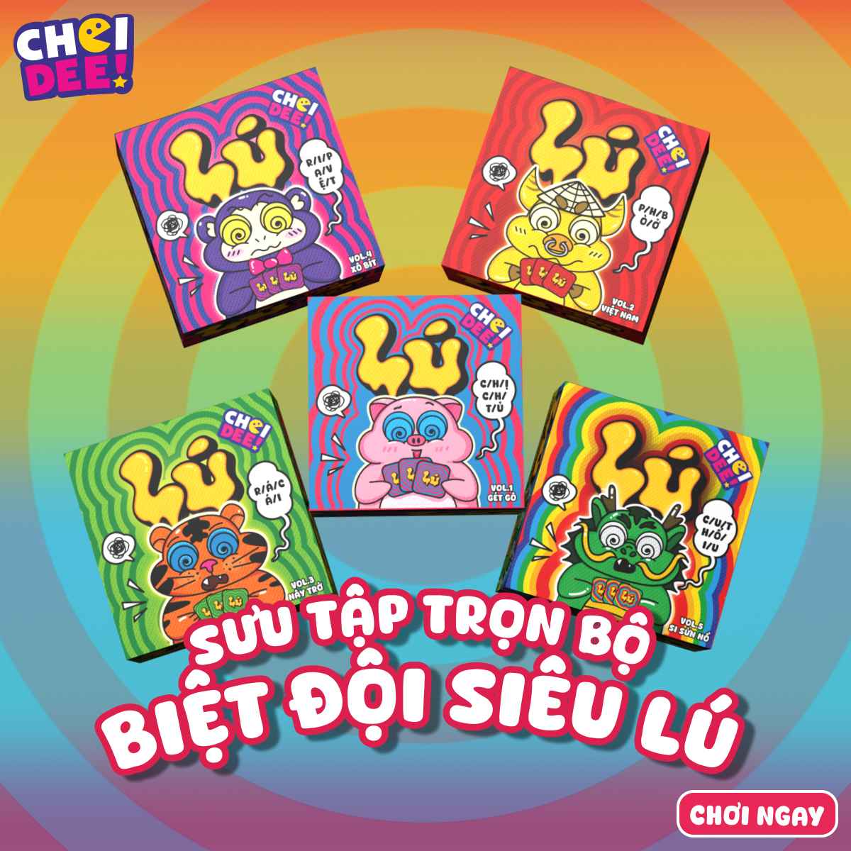 Bộ bài Lú Choidee Board Game VN - ảnh 2 - Board games