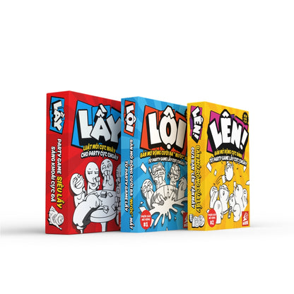 Combo thẻ bài Lầy- Lội- Lên - Party game (có bán thêm Bọc bài-100 bọc) - Board Game VN