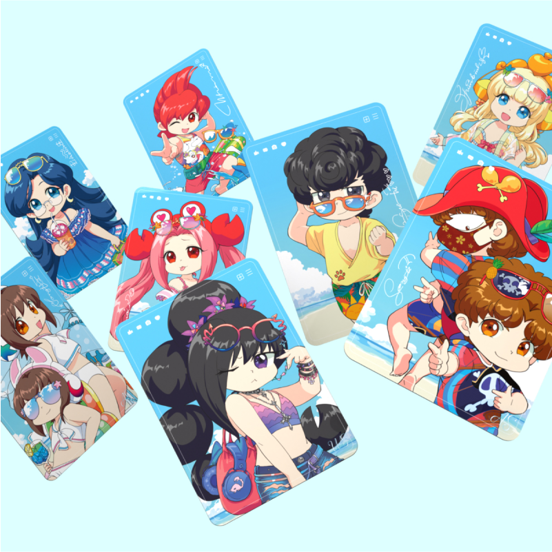 Card bo góc Lớp học mật ngữ #Followme: pack 5 thẻ
